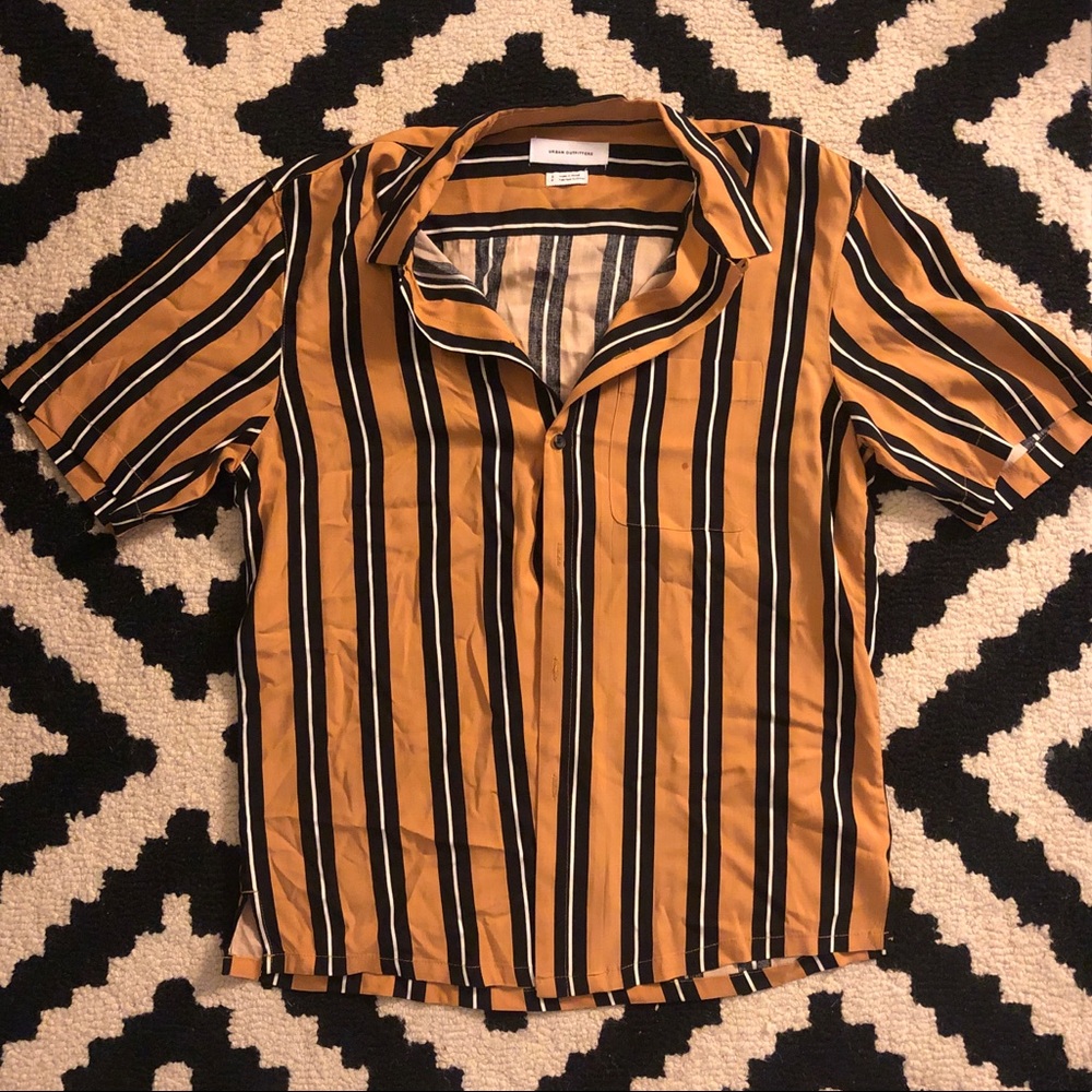 Urban Outfitters Striped Button-up - Oversized